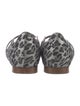 Malone Souliers Animal Print Mary Jane Flats
