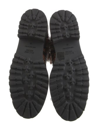 Malone Souliers Embossed Python Embossed Leather Rain Boots