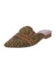 Malone Souliers Ponyhair Animal Print Mules
