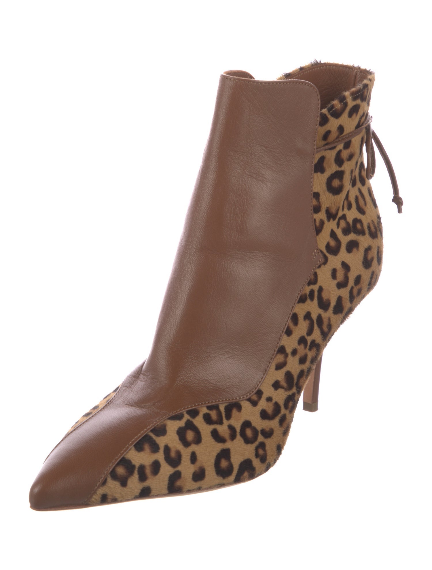 Malone Souliers Ponyhair Animal Print Boots