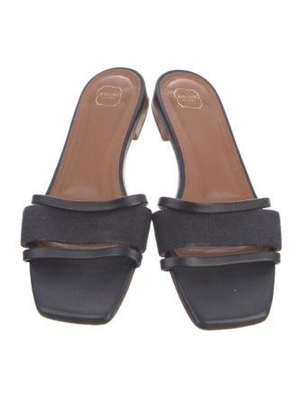 Malone Souliers Canvas Slides