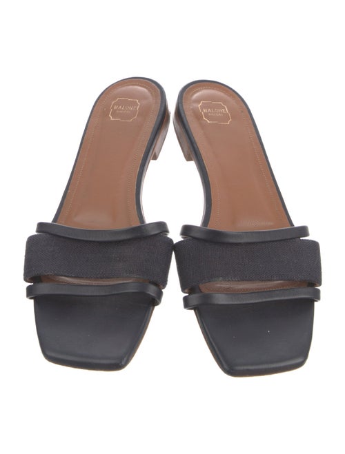 Malone Souliers Canvas Slides