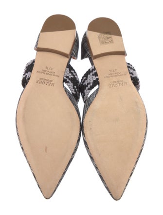 Malone Souliers Canvas Printed Mules