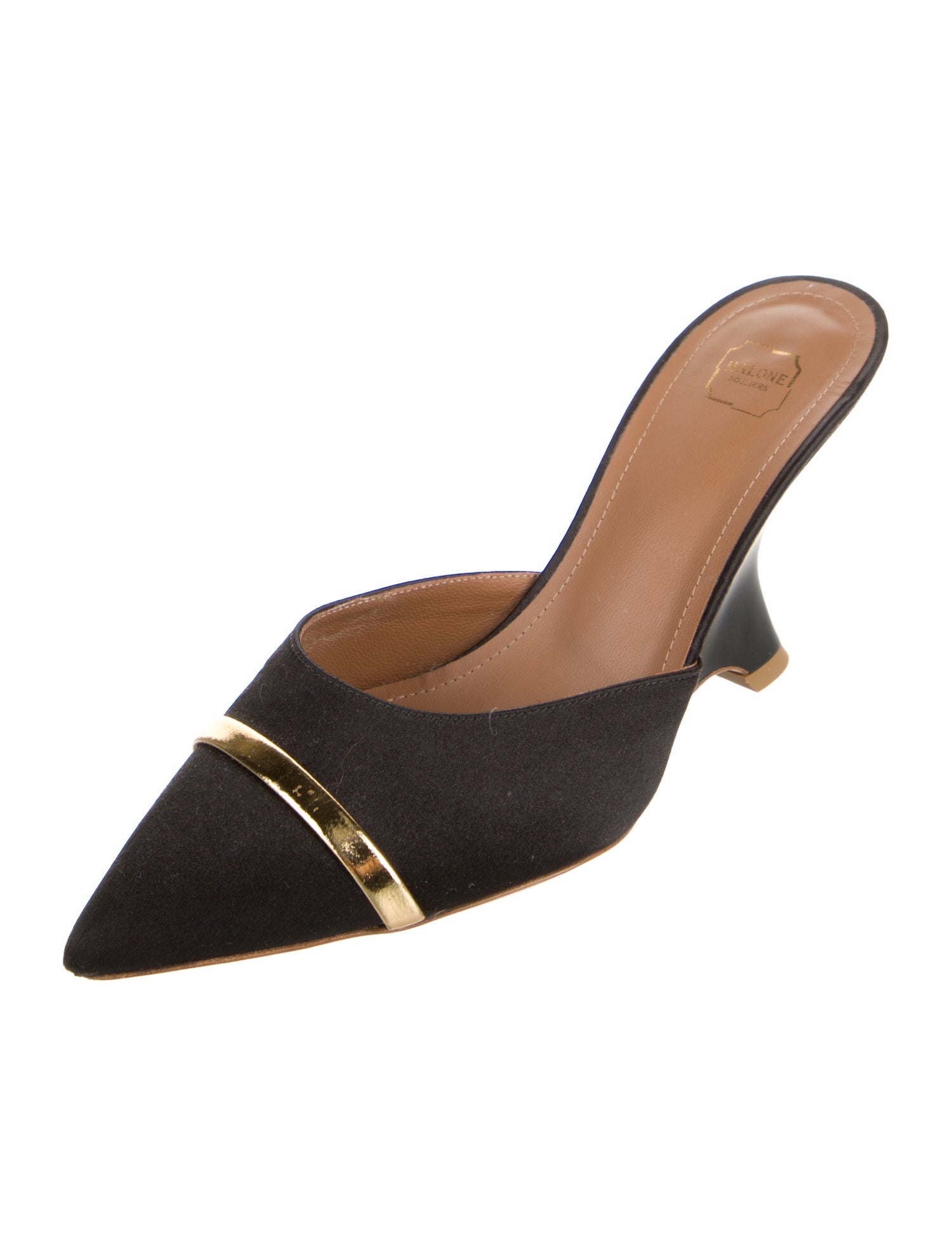 Malone Souliers Satin Mules