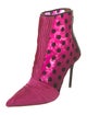 Malone Souliers Mesh Polka Dot Print Boots