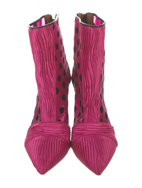 Malone Souliers Mesh Polka Dot Print Boots