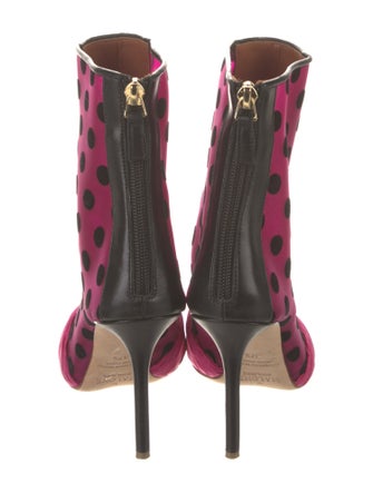 Malone Souliers Mesh Polka Dot Print Boots