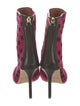 Malone Souliers Mesh Polka Dot Print Boots