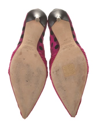 Malone Souliers Mesh Polka Dot Print Boots