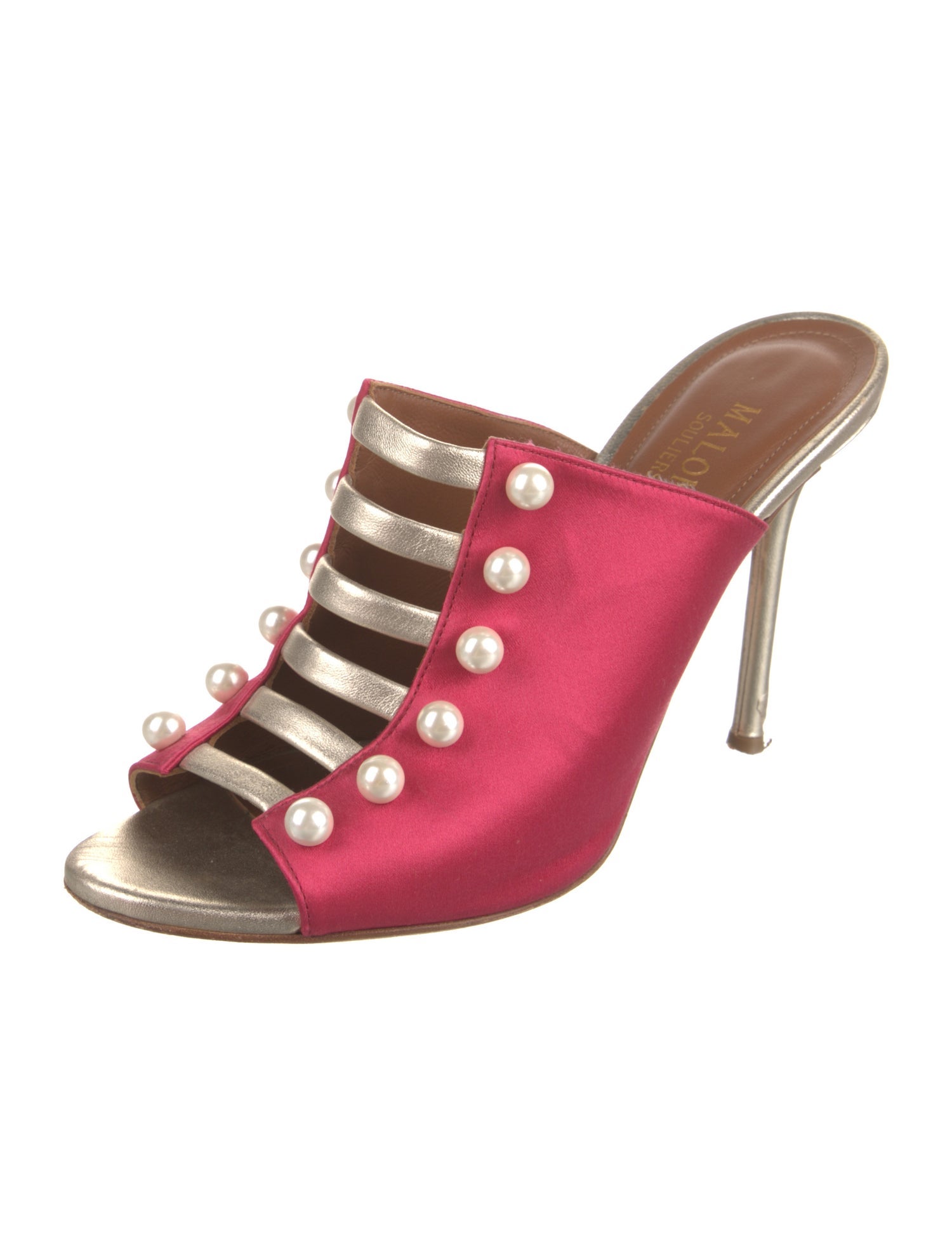 Malone Souliers Satin Mules