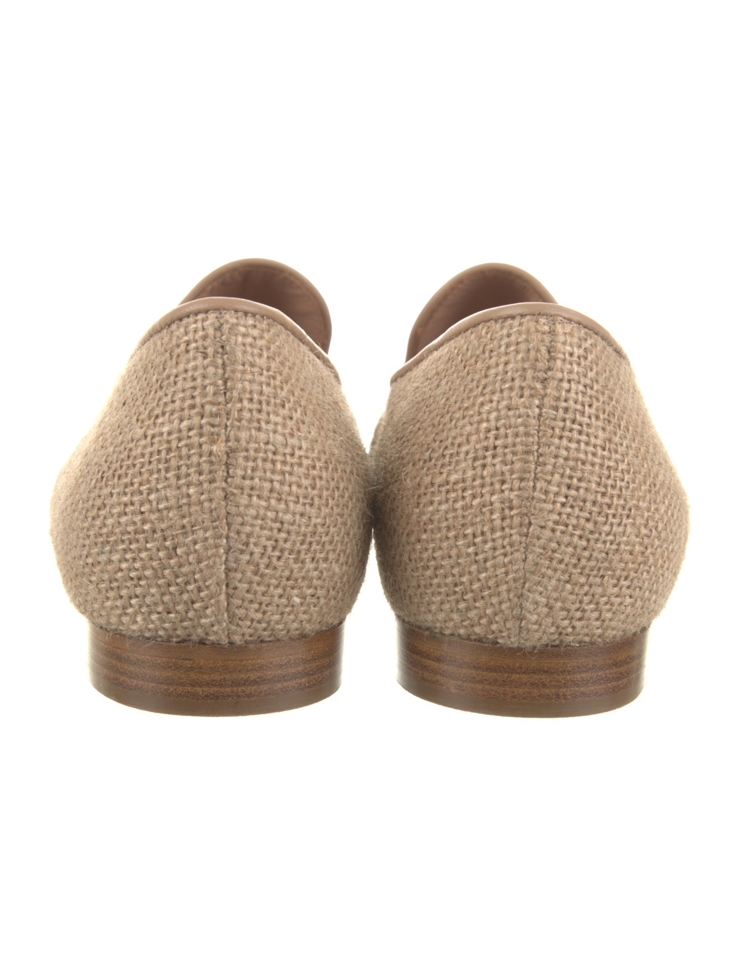 Malone Souliers Raffia Loafers