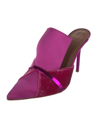 Malone Souliers PVC Colorblock Pattern Mules