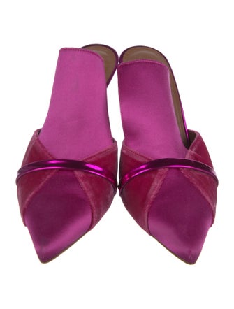 Malone Souliers PVC Colorblock Pattern Mules