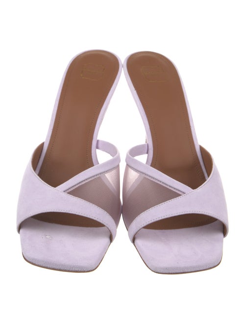 Malone Souliers Suede Mesh Accents Slides