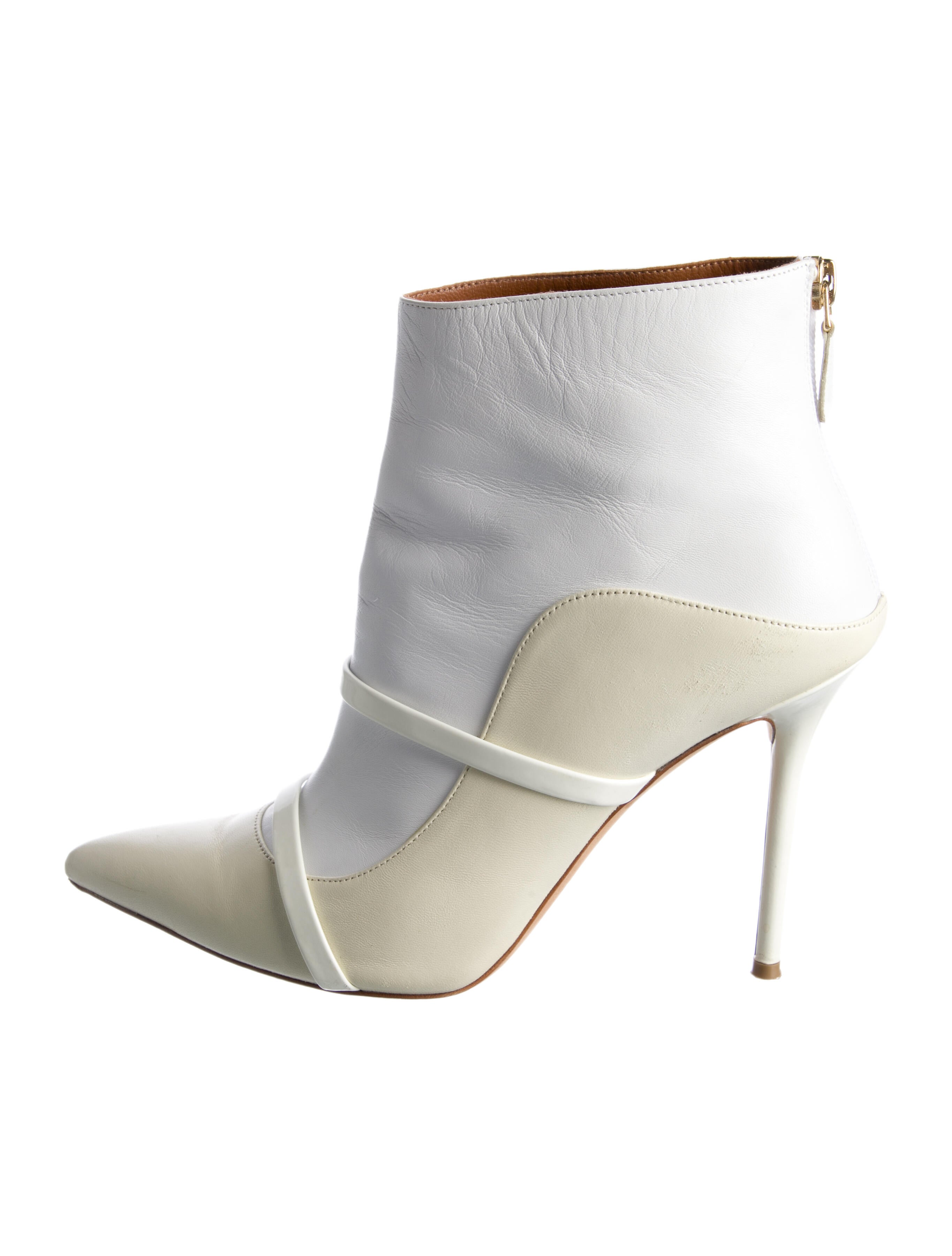 Malone Souliers Leather Leather Trim Embellishment Boots