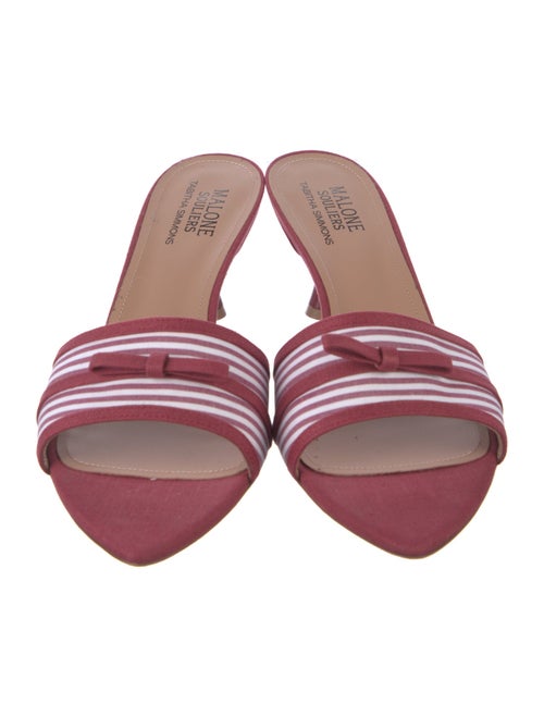 Malone Souliers Canvas Printed Slides
