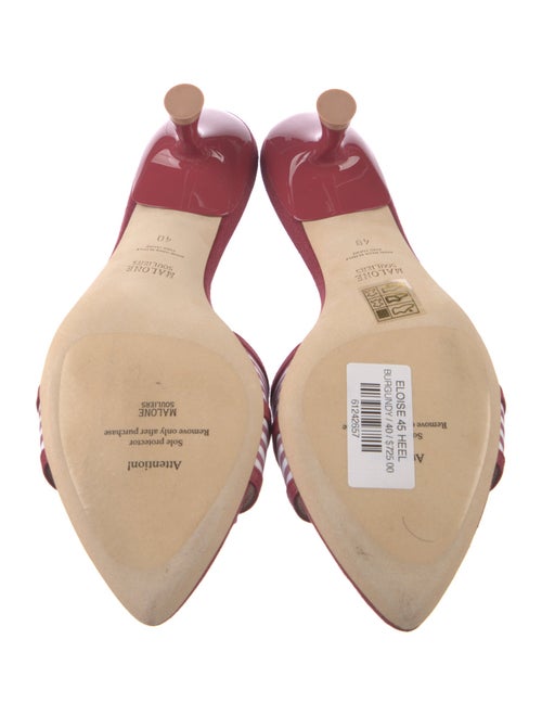 Malone Souliers Canvas Printed Slides