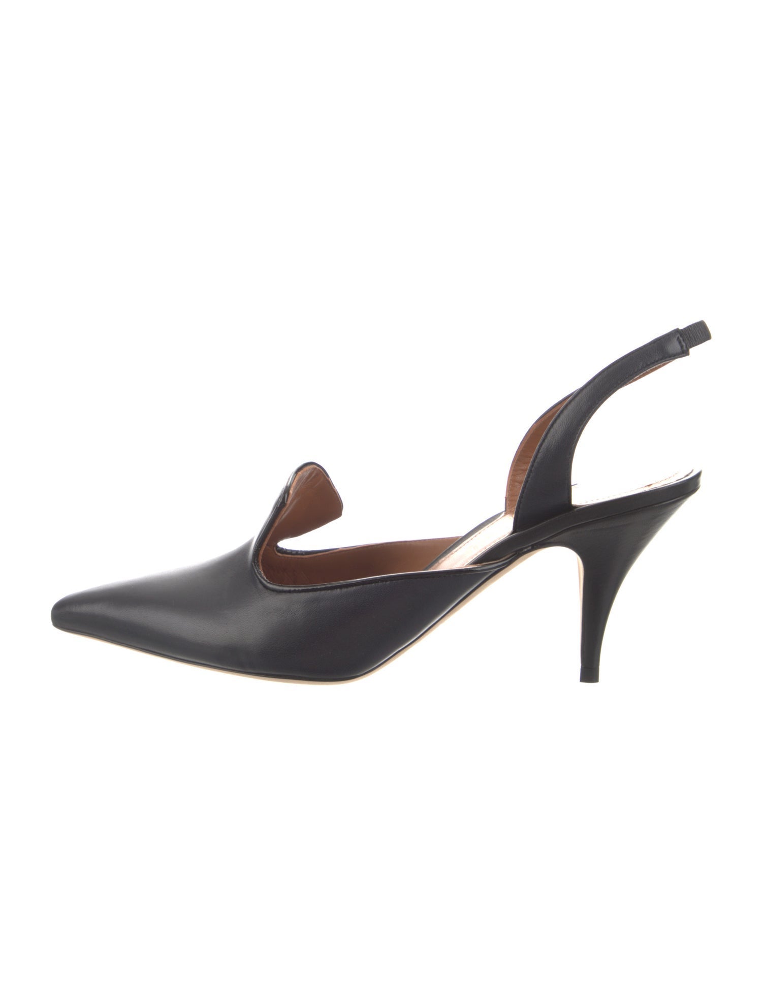 Malone Souliers Leather Slingback Pumps