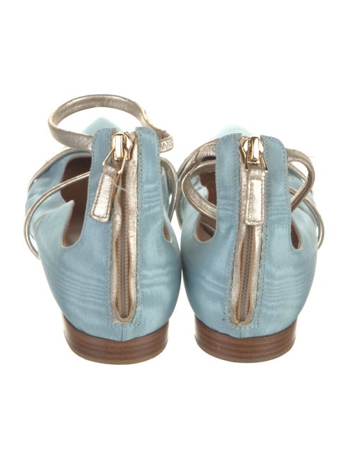 Malone Souliers Leather Colorblock Pattern Flats