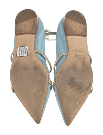 Malone Souliers Leather Colorblock Pattern Flats