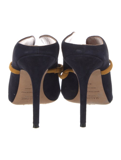 Malone Souliers Suede Striped Mules