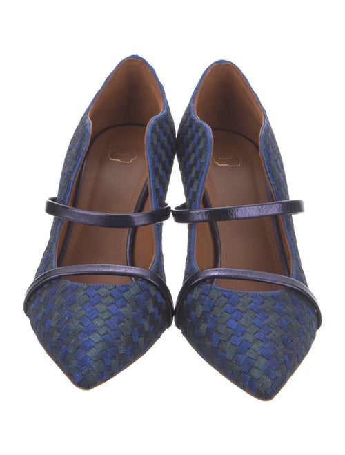 Malone Souliers Canvas Printed Pumps