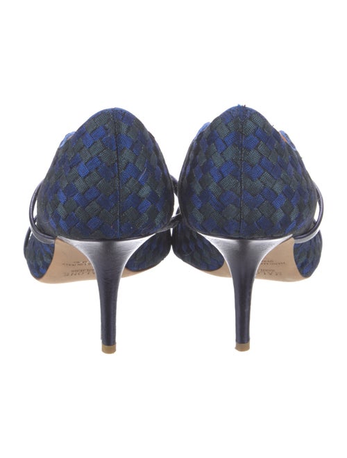 Malone Souliers Canvas Printed Pumps