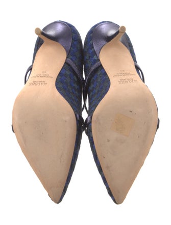 Malone Souliers Canvas Printed Pumps