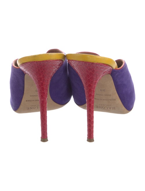 Malone Souliers Ponyhair Keyhole Accent Slides