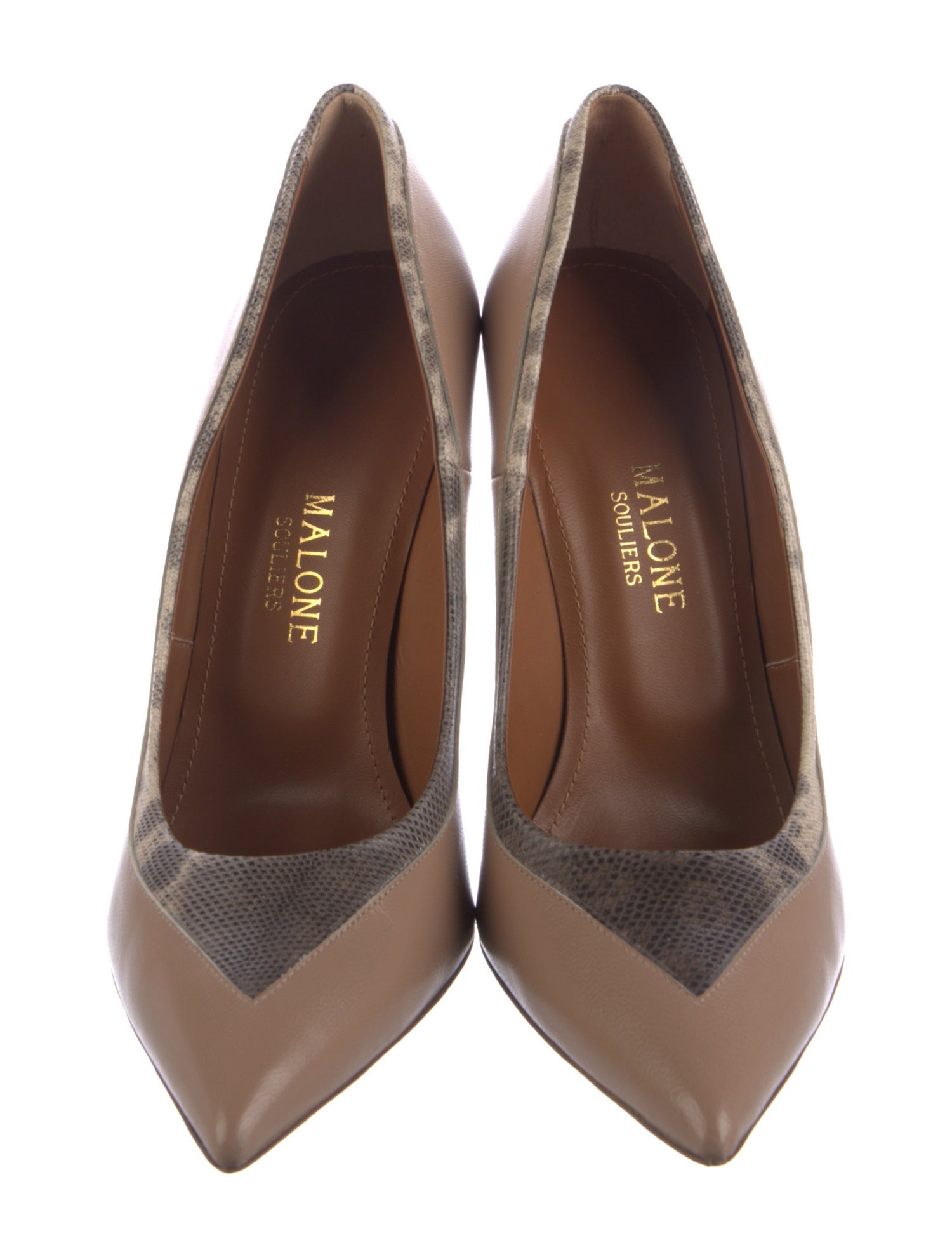 Malone Souliers Leather Pumps