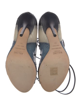 Malone Souliers Leather Slingback Sandals