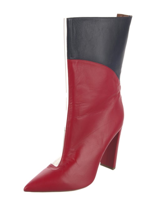 Malone Souliers Leather Colorblock Pattern Boots