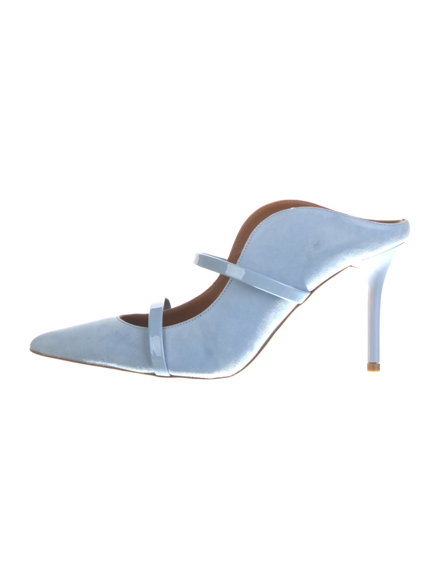 Malone Souliers Suede Cutout Accent Mules