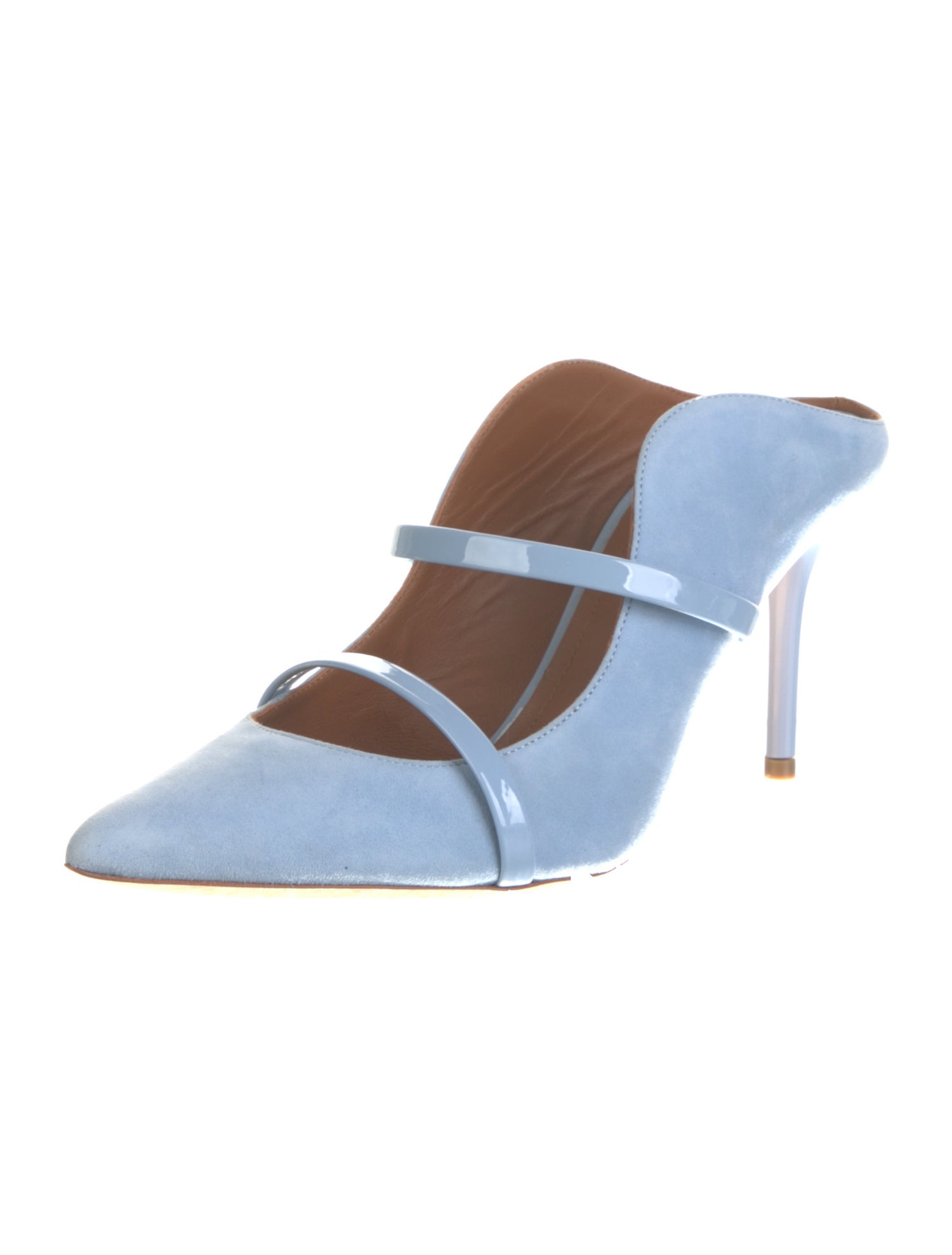 Malone Souliers Suede Cutout Accent Mules