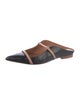 Malone Souliers Leather Striped Mules
