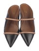 Malone Souliers Leather Striped Mules