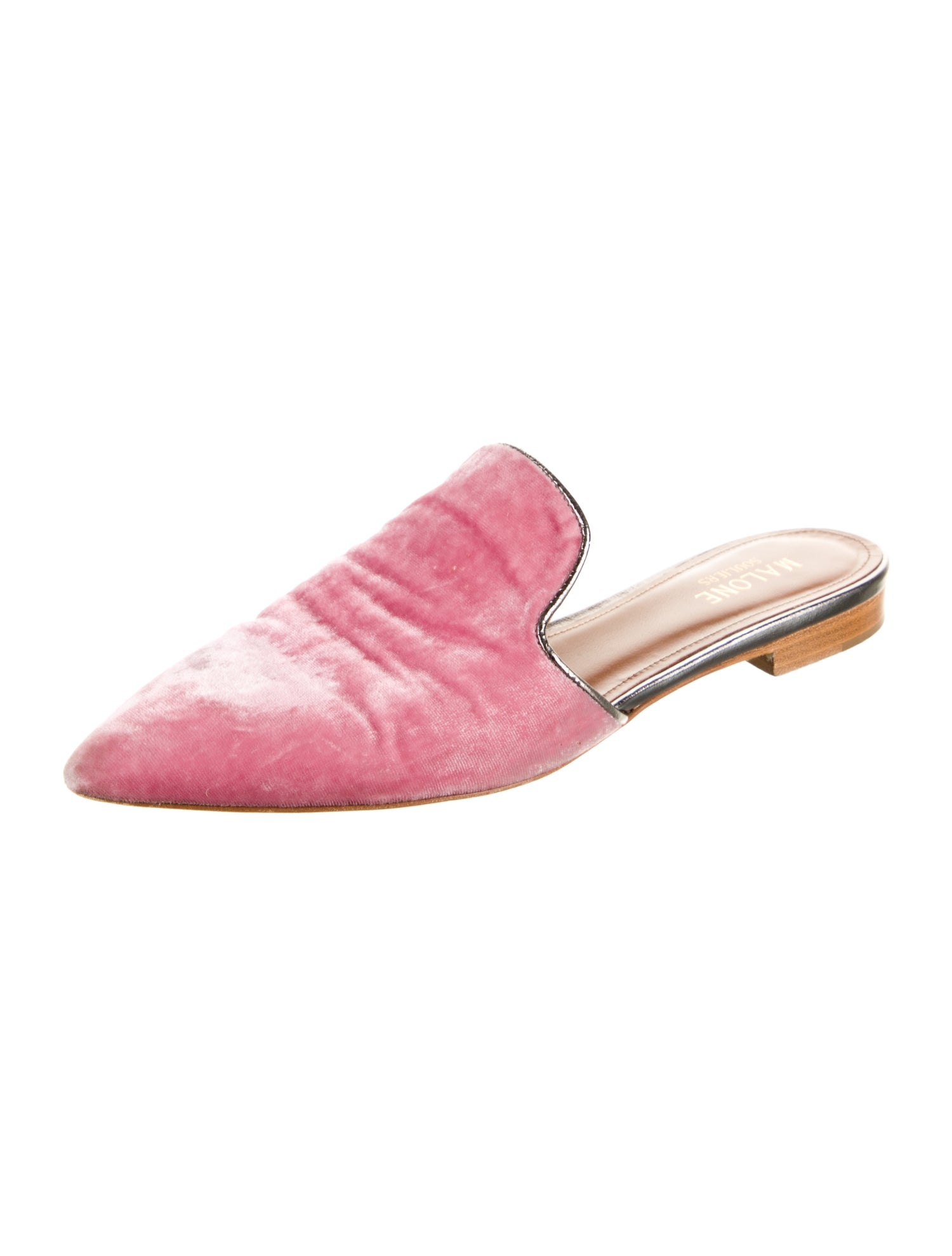 Malone Souliers Velvet Mules