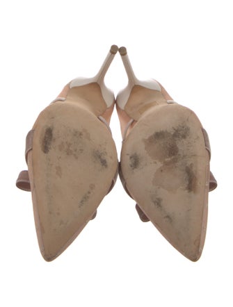 Malone Souliers Mesh Glitter Accents Mules