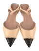 Malone Souliers Leather Bow Accents Flats