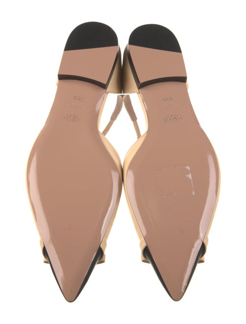 Malone Souliers Leather Bow Accents Flats