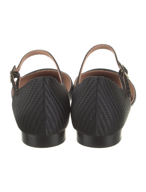 Malone Souliers Satin D'Orsay Flats