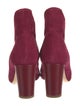 Malone Souliers Suede Leather Trim Embellishment Boots