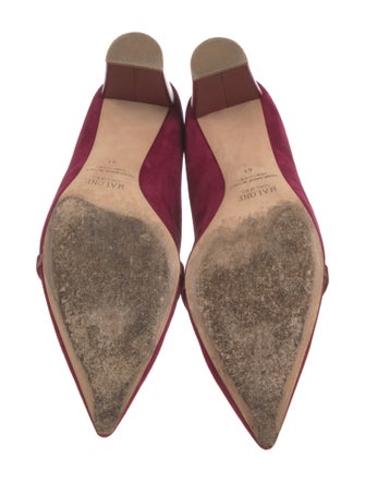 Malone Souliers Suede Leather Trim Embellishment Boots