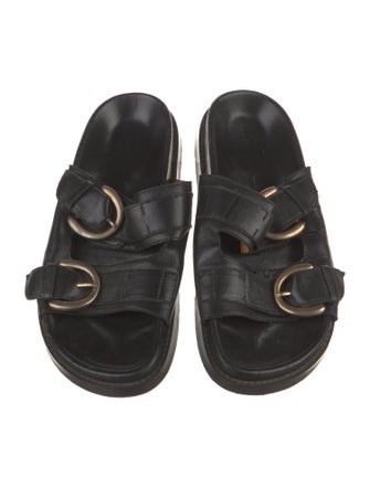 Malone Souliers Leather Slides