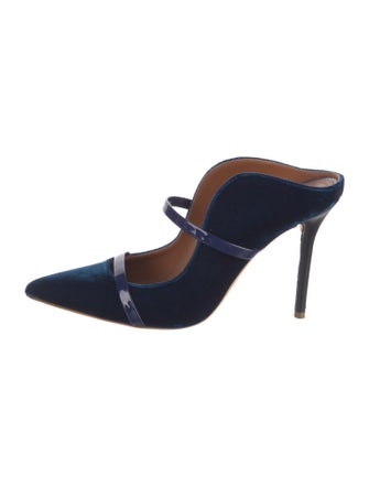 Malone Souliers Velvet Mules