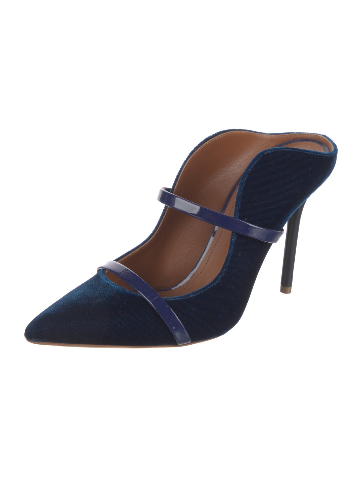 Malone Souliers Velvet Mules