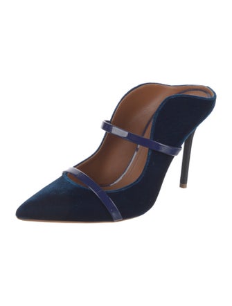Malone Souliers Velvet Mules