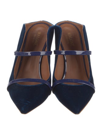 Malone Souliers Velvet Mules