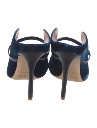 Malone Souliers Velvet Mules