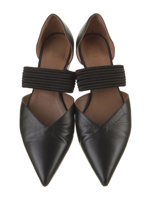 Malone Souliers Leather D'Orsay Flats